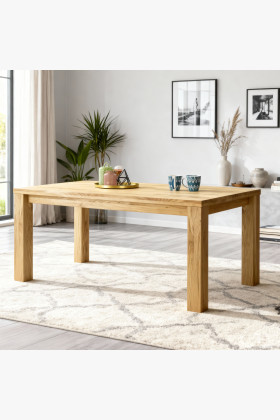 Masívny jedálenský stôl dub, Bratislava 160 x 90 cm